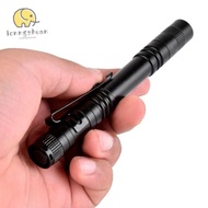 LONNGUVO Pen Shape Flashlight, Mini LED LED Flashlight, Torch Light Pen Clip Lighting Tool Waterproo