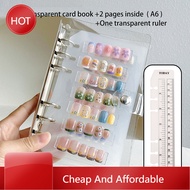 JM1M-1Set Press On Nail Organizer Clear Empty Press On Nail Storage Press On Nail Packaging For Fake
