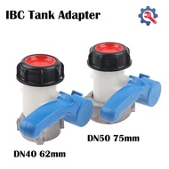 [GEX] IBC Tank 1000L DN50 75Mm Liter 62Mm To Export Male 2 Inch Butterfly Valve Switch [TH]