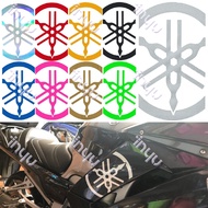 2 PCS YAMAHA Laser Reflective Motorcycle Sticker Locomotive Scratches Cover Decals / Size:20.5x11.5cm
