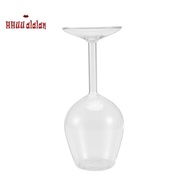 Long Stem Upside Down Wine Glass Funky  Stemmed Wine Glasses Upside Down Long Stem Wine Glasses  Eas