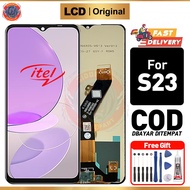 HP Original Itel S23 LCD Fullset Original Touchscreenhp For Glass Touch Screen Digitizer