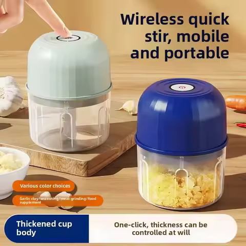 Electric garlic grinder, electric garlic puree machine, meat grinder, baby food mixer, vegetable cho