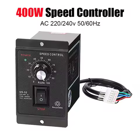 US-52 400W Motor Speed Controller Engine Pinpoint Regulator Forward And Backward AC 220V 50Hz 60Hz W