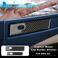 AIRSPEED Carbon Fiber for BMW E60 520i 520d 523i 525i 550i Accessories Interior Car Co-pilot Water C