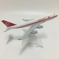 1:400 Scale 747 Alloy Metal Aircraft Model 16CM Malaysia Boeing B747 With Aircraft Stand Collectible