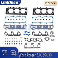 Engine Parts Full Gasket Set Fit 3.0L V6 Gas Flex OHV 12v For Ford Ranger Aeroster Mazda B3000 99U30