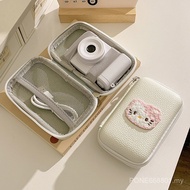 Soft Cute Pink Kitten ccd Camera Storage Bag Data Cable Charger Storage Pouch Portable Camera Bag Cu