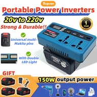 🔥3 Battery🔥Portable Power Inverters 20v to 220v Converter with Dual USB,AC Outlet and Type-C 逆变器
