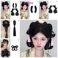 AROMA Hanfu Wig Headband, Photography Chinese Style Ancient Hanfu Wig, Cute Princess Soft Traditional Headdress Hanfu Cosplay HairPieces Women