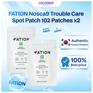 FATION Nosca9 Trouble Care Spot Patch 102 Patches x2 Ultra Slim Acne Patch