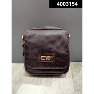 EDWIN SLING BAG (DARK BROWN)-4003154