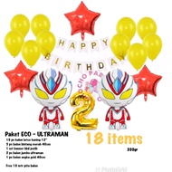 Paket Balon ULTRAMAN ECO / Dekorasi Ulang Tahun Ultraman