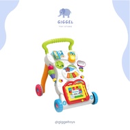 [ Giggel ] Baby Push Walker / Mainan Baby Walker Music / Dorongan Bayi Musik / Dorongan Push Walker