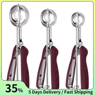 Cookie Scoop for Baking Set of 3, Ice Cream Scoop Stainless Steel, Cookie Dough Scoop, Cupcake Scoop