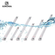 [SONONIA] Transparent Acrylic Oil Level Gauge, Transparent Hydraulic Fluid Level Gauge, Oil Tank Lev