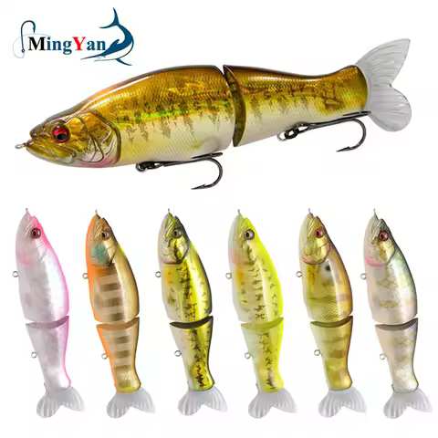 1pcs 135mm 28g Jointed Bait Shad Glider Swimbait Fishing Lures Hard Body Slow Sinking Jointed Bass P