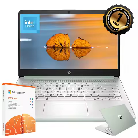 HP 14" HD Business Laptop, Intel Processor N150, 16GB RAM, 128GB UFS, Intel Graphics, Wi-Fi 6, Windo