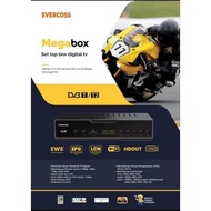 TERBAIK NEW EVERCOSS STB MEGA BOX TV DIGITAL RECEIVER FULL HD
