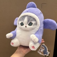 可愛鯊魚造型貓咪毛公仔