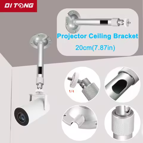 Ditong Mini Projector Wall Mount Stand Ceiling Bracket Holder DV Security Camera for magcubic HY300P