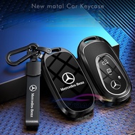 Car Key Case Key Fob Cover for Mercedes Benz 2022 Key Cover A C E S Class GLA GLC GLE GLS 180 200 25