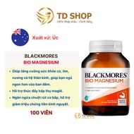 [Australian Import] Magnesium Supplement, Muscle Health Support - Blackmores Bio Magnesium 100 table