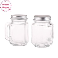 DreamHappy 1Pc 40ml Mini Jam Honey Jar Portable Leakproof Coffee Milk Juice Bottle With Lid Home Par