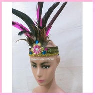 8.8 Feather Crowns for Headdresses & Art Flower Crowns for Carnival Dances and Other Events - Scrunc