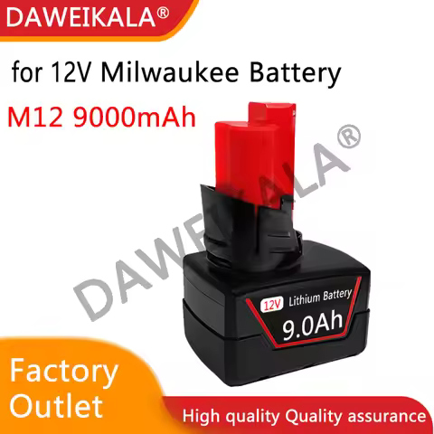For Milwaukee12V 9.0Ah Rechargeable Battery For M12 XC Cordless Tools 48-11-2402 48-11-2411 Batterie