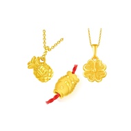 CHOW TAI FOOK 999 Pure Gold 'Auspicious' Pendants and Charms