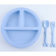 3 Section Eco Plate Wheat Plate Kids Plate Adult Plate Diet Plate Pinggan 3 Bahagian Pinggan Suku Su