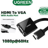 UGREEN HDMI to VGA Adapter Video Audio Converter Cable HDMI VGA Connector