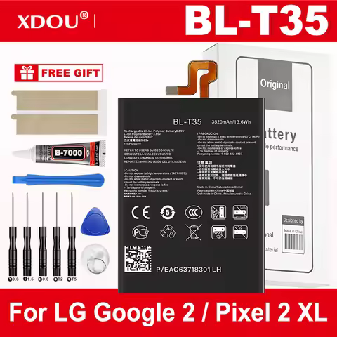 New BL-T35 3520mAh Replacement Battery For LG Google2 Google 2 Pixel 2 XL Pixel2 BL T35 BLT35 Mobile