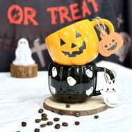 1pc 360ml Halloween Ceramic Mugs Pumpkin Ghost Water Cup Novelty Milk Tea Mug Coffee Decoration Gi