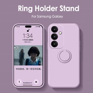 A55 Capa Original Liquid Silicone Casing Soft TPU Ring Funda for Samsung A55 Case Cover Samsung Gala