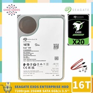 SEAGATE EXOS X20 16TB ST16000NM000D 3.5 HDD 7200rpm 256MB SATA 6Gb/s Enterprise Internal Hard Drive