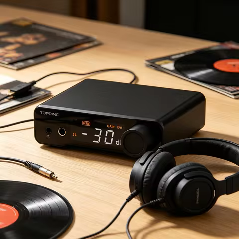 TOPPING DX1II HIFI DAC Headphone Amp Combo | 4.4/3.5 Output ES9039Q2M DSD PCM24BIT 192KHZ HIFI DAC P