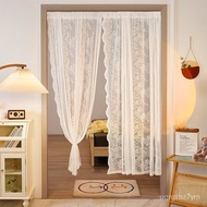 ST/💥Door curtain and partition curtainwgScreen Door Curtain Bedroom Hanging Curtain Half Curtain Short Curtain Cloth Cur