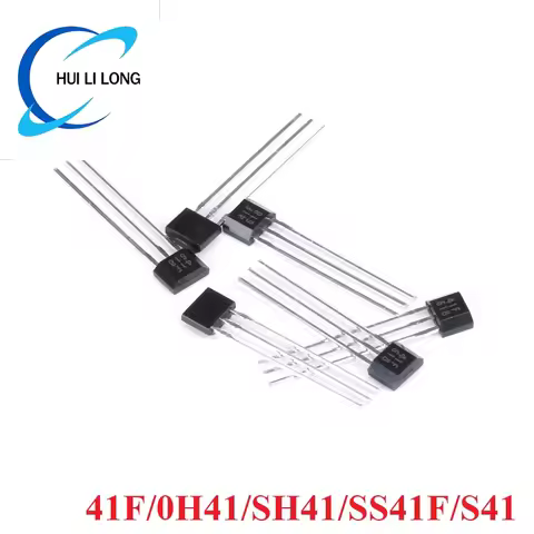 100pcs/5pcs 41F/ 0H41 / SH41 / SS41F/ S41 Bipolar Hall Element Sensor Vhicle Motor Electric Car Moto