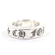 品相極佳 ▼ CHROME HEARTS Spacer Forever 6mm 戒指，925 銀，日本尺寸 8（約），重量 9.7 克，男女皆宜。