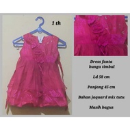 1 year old baby girl dress prelove festive baby clothes