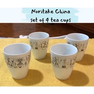 Noritake Nippon -​ Set of 4 Tea Cups Bone China Mug