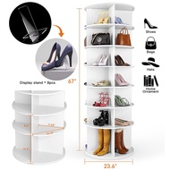 ชั้นวางรองเท้าหมุนได้ 360 องศา