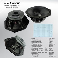Komponen Speaker Betavo B18-V520 18 Inch 1200 Watt Original