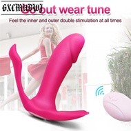 GXCMHBWJ18 Wearable Silicone Heated Warming Dildo Vibrator Wireless Vibrating egg Masturbation G Point Invisible Erotic