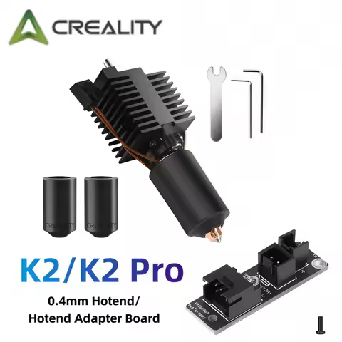 Creality K2 / K2 Pro Hotend Nozzle Hotend and Hotend Adapter Board Kit,Upgrade High Temperature Extr