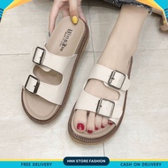 HNK STORE - WEDGES SANDALS SLIP-ONWanita WITH CUTE CHARACTER QUESTIONS KK 40