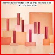 [Romand] Blur Fudge Tint 5g #11 Fuchsia Vibe - #11 Fuchsia Vibe / Korean Lip Tint / Vibrant Color / 