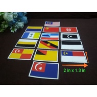 Set Sticker Malaysiaku (1set - 14pcs)